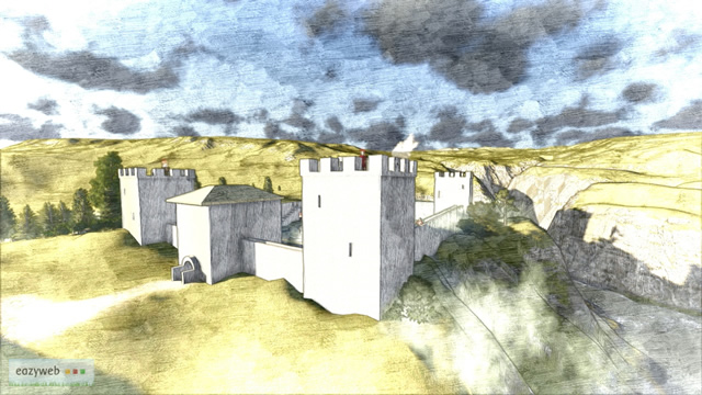 Castle, sketched, 2